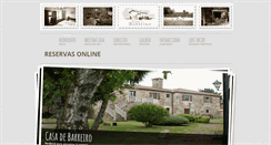 Desktop Screenshot of casadebarreiro.com